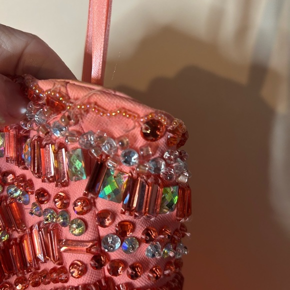 Mori Lee Pink Sweetheart Sleeveless Prom Gown - Picture 4 of 15